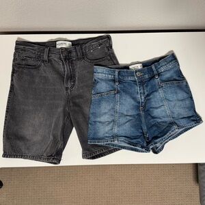 Abercrombie Kids Lot of 2 Denim Shorts